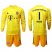 Bayern Munchen #1 Neuer Yellow Goalkeeper Long Sleeves Soccer Club Jersey