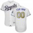 Kansas City Royals Majestic Alternate Authentic Collection Flex Base Custom Jersey White