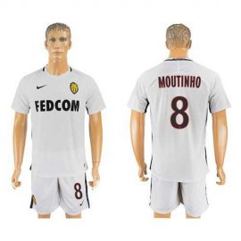 Monaco #8 Moutinho Away Soccer Club Jersey