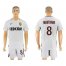 Monaco #8 Moutinho Away Soccer Club Jersey