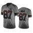 Kansas City Chiefs #87 Travis Kelce Smoky Mens Nike Vapor Limited City Edition NFL Jersey