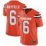 Nike Cleveland Browns #6 Baker Mayfield Orange Alternate Mens Stitched NFL Vapor Untouchable Limited Jersey