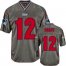 Nike New England Patriots #12 Tom Brady Grey Youth Stitched NFL Elite Vapor Jersey