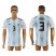 Argentina 3 FAZIO Home 2018 FIFA World Cup Thailand Soccer Jersey