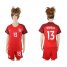 Womens USA #13 Morgan Away Soccer Country Jersey