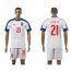Czech #21 Lafata Away Soccer Country Jersey