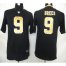 Nike New Orleans Saints #9 Drew Brees Black Team Color Youth Stitched NFL Elite Jersey
