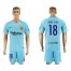 Barcelona #18 Jordi Alba Away Soccer Club Jersey
