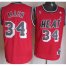 Miami Heat #34 Ray Allen Red Hardwood Classics Revolution 30 Swingman NBA Jerseys Cheap
