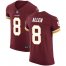 Nike Washington Football Team #8 Kyle Allen Burgundy Red Team Color Mens Stitched NFL Vapor Untouchable Elite Jersey