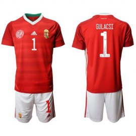 Hungary #1 Gulacsi Home Soccer Country Jersey