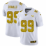 Los Angeles Rams #99 Aaron Donald Mens Nike Flocked Leopard Print Vapor Limited NFL Jersey White