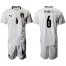 Italy #6 Verratti Away Soccer Country Jersey