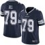 Nike Dallas Cowboys #79 Trysten Hill Navy Blue Team Color Mens Stitched NFL Vapor Untouchable Limited Jersey