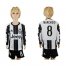 Juventus #8 Marchisio Home Long Sleeves Kid Soccer Club Jersey