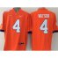 Tigers #4 Deshaun Watson Orange Limited Stitched NCAA Jersey