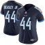 Nike Tennessee Titans #44 Vic Beasley Jr Navy Blue Team Color Womens Stitched NFL Vapor Untouchable Limited Jersey