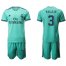 Real Madrid #3 Vallejo Third Soccer Club Jersey