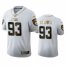 Jacksonville Jaguars #93 Calais Campbell Mens Nike White Golden Edition Vapor Limited NFL 100 Jersey