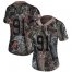 Nike Philadelphia Eagles #91 Fletcher Cox Camo Womens Stitched NFL Limited Rush Realtree Jersey
