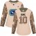 Adidas Vancouver Canucks #10 Pavel Bure Camo Authentic 2017 Veterans Day Womens Stitched NHL Jersey
