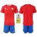 Costa Rica Blank Home Soccer Country Jersey