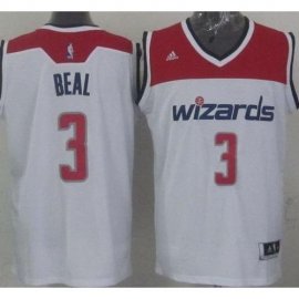 Washington Wizards #3 Bradley Beal White Stitched Revolution 30 NBA Jersey