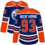 Adidas Edmonton Oilers #93 Ryan Nugent-Hopkins Royal Alternate Authentic Womens Stitched NHL Jersey