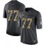 Nike Green Bay Packers #77 Billy Turner Black Mens Stitched NFL Limited 2016 Salute To Service Jersey