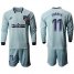 Atletico Madrid #11 Correa Third Long Sleeves Soccer Club Jersey
