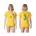 Womens Brazil #3 T.Silva Home Soccer Country Jersey