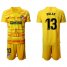 Atletico Madrid #13 Oblak Yellow Goalkeeper Soccer Club Jersey