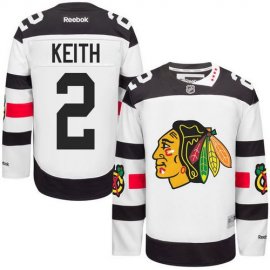 Chicago Blackhawks #2 Duncan Keith White 2016 Stadium Series Stitched Youth NHL Jersey