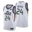 Nike Utah Jazz #24 Marques Bolden White Mens 2021-22 NBA 75th Anniversary Diamond Swingman Jersey – Association Edition Mens
