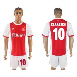 Ajax #10 Klaassen Home Soccer Club Jersey