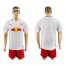 Red Bull Blank White Home Soccer Club Jersey