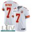 Nike Kansas City Chiefs #7 Harrison Butker White Super Bowl LIV 2020 Youth Stitched NFL Vapor Untouchable Limited Jersey
