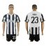 Juventus #23 Vidal Home Soccer Club Jersey