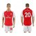 Arsenal #20 Mustafi Home Soccer Club Jersey
