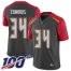 Nike Tampa Bay Buccaneers #34 Mike Edwards Gray Mens Stitched NFL Limited Inverted Legend 100th Season Jersey