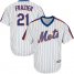 New York Mets #21 Todd Frazier White(Blue Strip) Alternate Cool Base Stitched Youth MLB Jersey