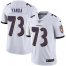 Nike Baltimore Ravens #73 Marshal Yanda White Mens Stitched NFL Vapor Untouchable Limited Jersey