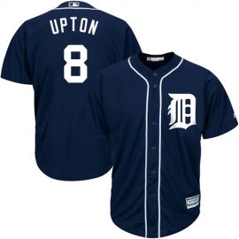 Detroit Tigers #8 Justin Upton Navy Blue Cool Base Stitched Youth MLB Jersey