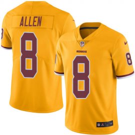 Nike Washington Football Team #8 Kyle Allen Gold Youth Stitched NFL Limited Rush Jersey