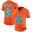 Nike Miami Dolphins #46 Noah Igbinoghene Orange Womens Stitched NFL Limited Inverted Legend Jersey