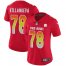 Nike Pittsburgh Steelers #78 Alejandro Villanueva Red Womens Stitched NFL Limited AFC 2019 Pro Bowl Jersey