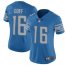Detroit Lions #16 Jared Goff Blue Team Color Womens Stitched NFL Vapor Untouchable Limited Jersey