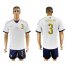 Italy #3 Chiellini Away Soccer Country Jersey