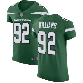Nike New York Jets #92 Leonard Williams Green Team Color Mens Stitched NFL Vapor Untouchable Elite Jersey