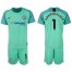Chelsea #1 Arrizabalaga Green Goalkeeper Soccer Club Jersey